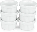 6 Pcs 1 Oz 30 Ml Mini Ramekins Porcelain Souffle Dipping Sauce Dessert Cups. Fixed Price $13.98.
