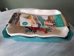 Pioneer Woman Flea Market Ruffle Top Rectangular Floral Ceramic Bakeware Set 2PC. Fixed Price $59.99.