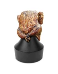 Outset 76633 Cast Iron Beer Can Chicken Holder, Garlic Roaster And Flavor Inf.... Fixed Price $99.77.
