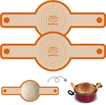 Silicone Bread Sling For Dutch Oven, Non-stick & Round, Orange. Fixed Price $13.35.