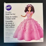Wilton Wonder Mold Doll Cake Pan Set 2105-565 Princess Bride Mermaid. Fixed Price $14.20.