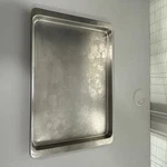 Vtg Revere Ware Stainless Steel Sheet Pan 2515 Cookie Cooking 15.25X10.5X1 Mcm. Fixed Price $175.00.