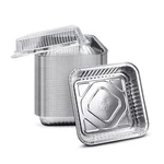 35 Pack 8 X Square Baking Cake Pans With Plastic Dome Lids Heavy Duty L.... Fixed Price $36.98.