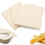3PCS 100% Cotton Tea Towels For Baking Sourdough - 28" Unbleached Bread Baske.... Fixed Price $11.88.