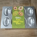 Wilton Egg Minicake Pan Aluminum Silver Model 2105-2118. Fixed Price $11.00.