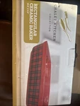 Chalet Kitchen Collection Ceramic Rectangular Baker Serving Dish Red Black Plaid. Fixed Price $15.00.