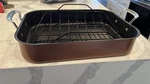 Nordic Turkey Roaster With Rack Gently Used Copper And Stainless Cookware. Fixed Price $30.00.