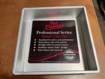 Fat Daddio's Professional Series Square Cake Pan 14X14X4 Inches (rare Size). Fixed Price $39.00.