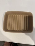 The Pampered Chef Stoneware Pan #5113 Roasting 9 X 6.75 1.75. Fixed Price $30.00.