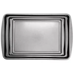 Gibson 3 Piece Nonstick Steel Jelly Roll Baking Sheet Tray Set Gray Love To Bake. Fixed Price $33.95.