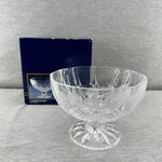 Longchamp D'arques - Cristal Cut Glass 22CM Bowl With Pedestal. Fixed Price $29.99.