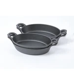 Hawok Cast Iron Oval Casserole Dish, Au Gratin Cookware, Pcs BLACK04. Fixed Price $81.85.