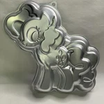 My Little Pony Cake Pan Hasbro Pinkie Pie Aluminum Wilton Mold 2105-4700. Fixed Price $14.99.