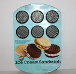 Wilton Ice Cream Pan Makes 12 Sandwiches Recipes Included. Fixed Price $19.99.