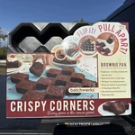 Batchworks Non-stick Crispy Corners Pan Makes 12 All Edges Brownies. Fixed Price $25.00.