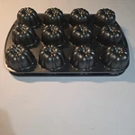 2X Nordic Ware Mini Bundt Fluted Muffin 12 Cakes Cupcake Pan Non Stick Aluminum. Fixed Price $20.00.
