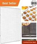 Durable 16X10 Inch Baking Rack - Perfect For Cooking, Roasting, And Grilling. Fixed Price $11.97.