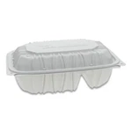 Pactive YCNW02052 Vented Hinged Lid Takeout Container 2-COMP 9X6X3.1. Fixed Price $65.43.