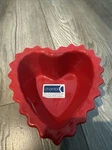 Chantal Ceramic Heart Single 1/4 Cup Valentines Day 93-HBR11. Fixed Price $19.99.