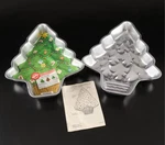 Lot Of Two Wilton Treelightful Holiday Christmas Cake Pan Set 502-1107. Fixed Price $8.50.