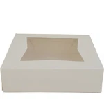 Southern Champion Tray 24133 White Paperboard Window Bakery Box, 9" Length. Fixed Price $135.00.