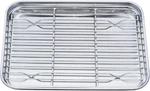 Toaster Tray With Cooling Rack, Stainless Steel Ovenware Pan,. Fixed Price $22.46.