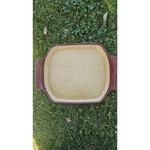 The Pampered Chef 5151 Cranberry Rectangular Baking Pan With Handles. Fixed Price $29.99.