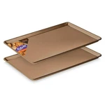 Nutrichef 2-PIECE Nonstick Xl Cookie Sheets For Baking (open Box). Fixed Price $24.95.