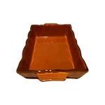 Chantal 7X6X1.75" 1.25QT Orange Casserole Scallop Edge Bake 93-EDRT22. Fixed Price $19.00.