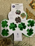 Wilton Bite-size Treat Mold, Shamrock Green, 8 Cavities, Silicone, 2015, New. Fixed Price $27.50.