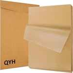 Qyh 100 Pcs Parchment Paper Sheets For PACK-8"X12", Brown. Fixed Price $10.44.