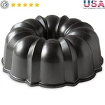 Genuine Cast Aluminum Bundt Pan Nonstick Oven Safe 12 Cup Bakeware Kitchen Tool. Fixed Price $38.30.
