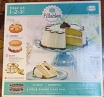 Non Stick New Round Cake Pan 10 Inch 2 Piece Bakers Advantage Fillables. Fixed Price $18.00.
