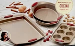 Rachael Ray Cucina Bakeware Set Includes Nonstick Cake Cookie Baking Sheet An.... Fixed Price $45.00.