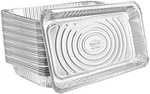 Aluminum Pans Full Size, Large Disposable Roasting & Baking Pan, 21"X13" Deep.... Fixed Price $220.64.