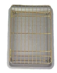 Thyme & Table Taupe Speckled Non-stick 9 X 13 Baking Cookie Sheet W/rack. Fixed Price $32.00.