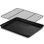 Baking Oven Sheet Pan With Rack For Cookie, Nonstick Tray And Cooling Ra.... Fixed Price $32.24.