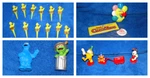 New Vintage Wilton Big Bird And Garfield Cake Decoration Party Supplies, Pick Fr. Fixed Price $12.00.