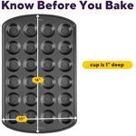 Mini Muffin Pan Home Bakers - Reliable Performance. Fixed Price $33.59.