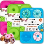 Non-stick Silicone Donut Mold Set Heat Resistant, Bpa Free, Dishwasher Safe. Fixed Price $14.98.