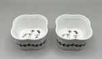 Portmeirion Botanic Garden Scalloped-shaped Ramekins Perennis Daisy Set Of 2. Fixed Price $29.99.