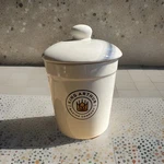 Chantal Arthur Baking Company Ceramic Cookie Jar White With Lid 1 Qt. Fixed Price $20.48.