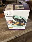 Nostalgia Mini Maker. Makes 4 Donuts Per Batch. (mint Green). Fixed Price $10.00.