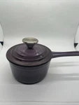 Cooks Essentials "ce" Enamel Ceramic Cast Iron Cookware Sauce Pan 6" With Lid. Fixed Price $36.99.