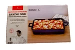 Emeril Lagasse Blue Rectangle Stoneware Pan - 14 Inch 2 Qt Capac Baking Dish. Fixed Price $18.63.