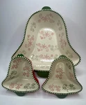 Pc Temp-tations Snowflake Floral Lace Bell Shape Bowls & Napkin PPP-HLD-944641. Fixed Price $29.00.