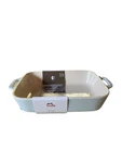 Staub Ceramic Rectangle Baking Gratin Dish 7.5" X 6" Light Blue 1.25 Qt Nwt. Fixed Price $24.99.