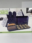 Eco Chef 12PC Bakeware Set Muffin Pan Cookie Sheet Oven Mitt Bundle New. Fixed Price $38.00.