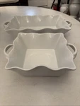 New Bia Cordon Bleu Wavy Collection 3 Rectangular Baker Handles (set Of 2). Fixed Price $49.99.