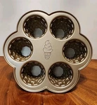Nordic Ware Ice Cream Cone Cupcake 6 Mold Baking Pan 4.5C Aluminum Usa. Fixed Price $29.99.